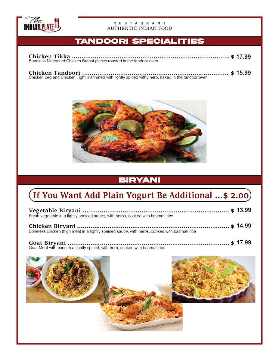 The Indian Plate Menu - Image 6
